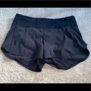 Lululemon Speed Up Short 4” Black